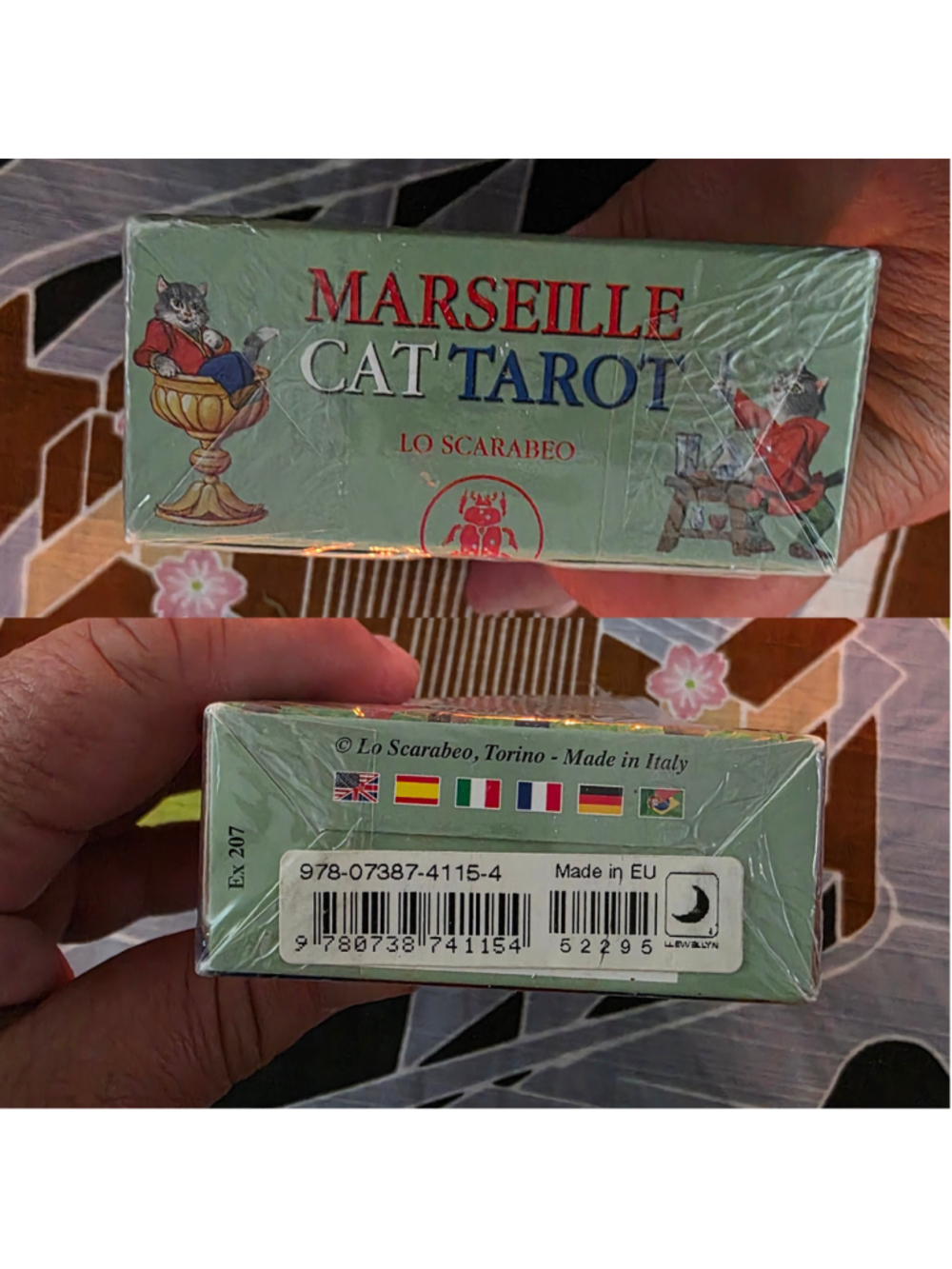 Marseille Cat Tarot Deck Lo Scarabeo Sealed Brand New Rare - Picture 6 of 10
